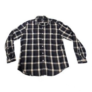 J.Crew Men's Gray Plaid Button-Down Shirt L‎